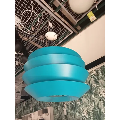 Le Soleil fluorescent Lampa wisząca ekspozycyjna turkusowa