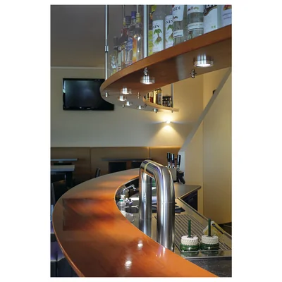 Led Aluminium okrągła aluminium ciepły 3200K