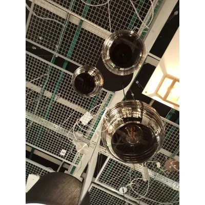 LEMORIETA Lampa wisząca potrójna czarna