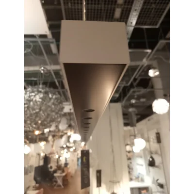 LENS LINE Lampa wisząca listwa biało - czarna