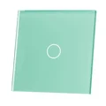 LIVOLO Pojedynczy panel dotykowy szklany zielony