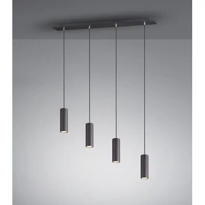 MARLEY Lampa wisząca potrójna 75cm 35W Gu10 IP20 czarna