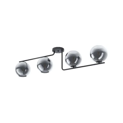 MAROJALES Lampa sufitowa poczwórna czarna