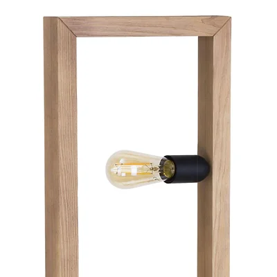 METRO Lampa podłogowa sosna szczotkowana