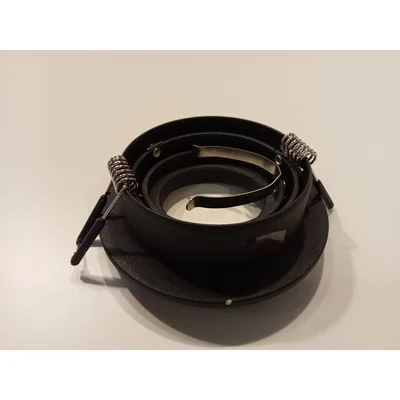 MINI CALTI Lampa wpuszczana 9,5cm 50W GU10 IP20 czarna