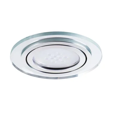 MORTA Oprawa wpuszczana GU10 IP20 transparentna