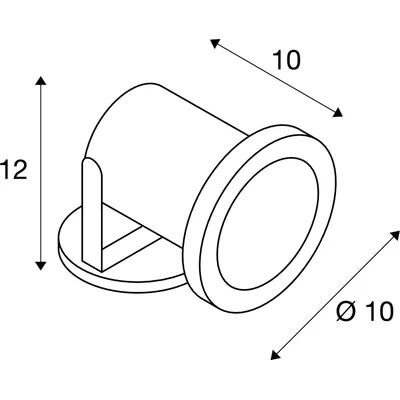 Nautilus Lampa zewnętrzna stal nierdzewna