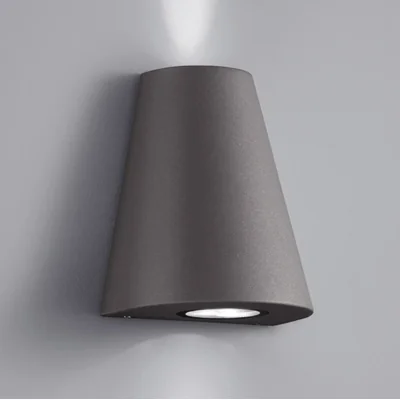 Niagara Lampa ścienna zewnętrzna ekspozycyjna antracytowa