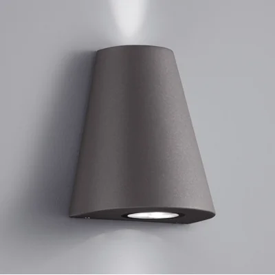 Niagara Lampa ścienna zewnętrzna ekspozycyjna antracytowa