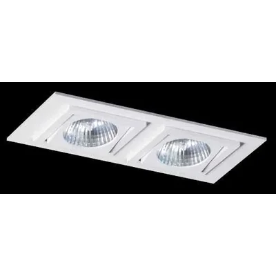 Oprawa wpuszczana oczko białe matowe