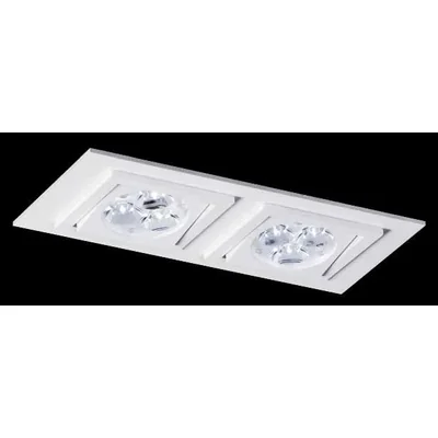 Oprawa wpuszczana oczko białe matowe