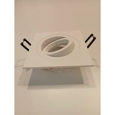 Oprawa wpuszczana oczko halogenowe kwadratowe białe matowe