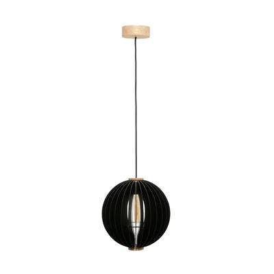 ORB Lampa wisząca E27 IP20 czarna