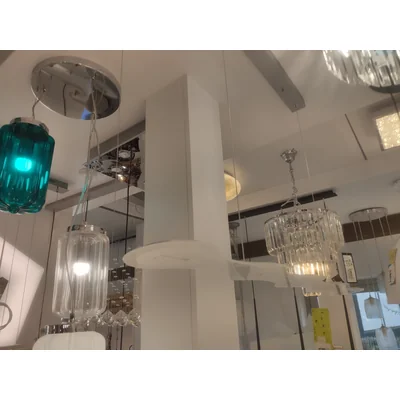 Organic Lampa wisząca ekspozycyjna szara