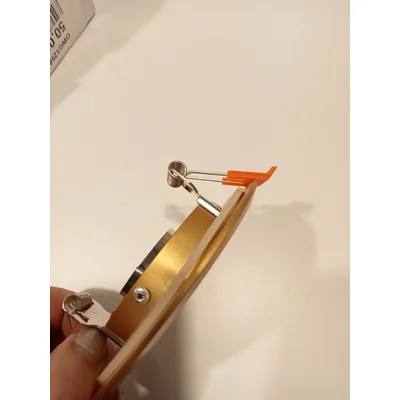 OSCAR Lampa sufitowa wpuszczana złota matowa