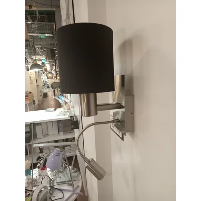 Pasteri Lampa ścienna nikiel satynowy