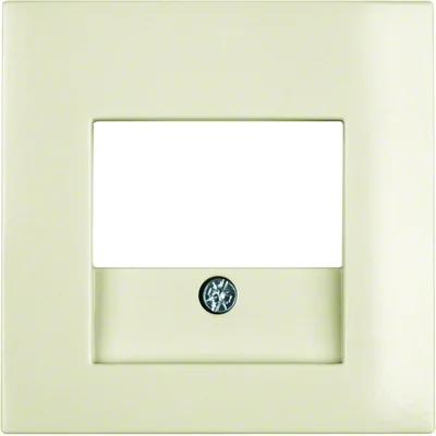 Płytka czołowa do gniazda TAE i głośnikowego kremowy