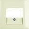 Płytka czołowa do gniazda TAE i głośnikowego kremowy
