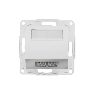 POLO.OPTIMA Gniazdo telefoniczne podwójne RJ12