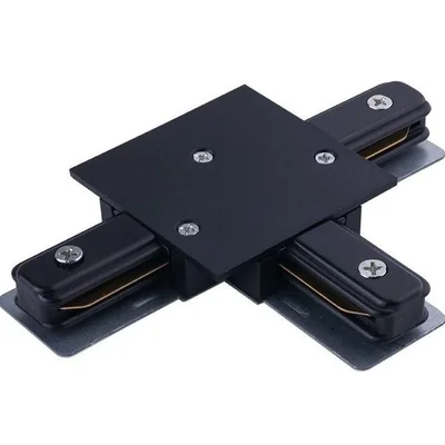 PROFILE RECESSED T-CONNECTOR BLACK