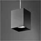 Qupet Fine lampa wisząca aluminium mat
