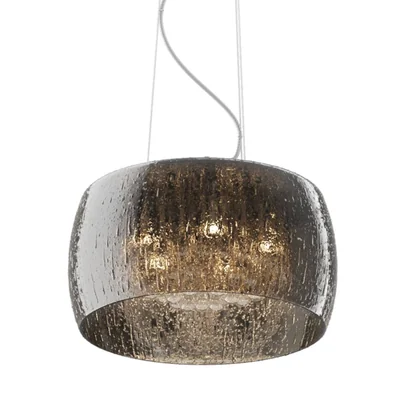 RAIN Lampa wisząca pojedyncza 40 cm przydymiona