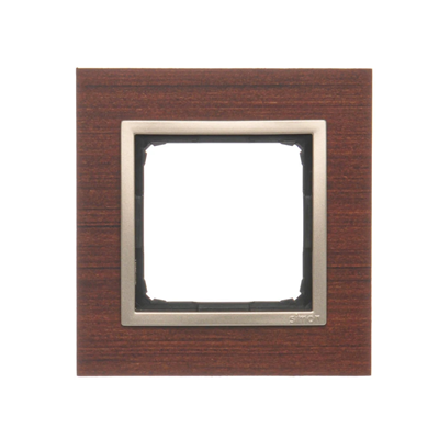Ramka 1-krotna Nature-Drewno ZŁOTY ORZECH IP20/IP44
