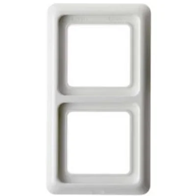 Ramka 2-krotna z uszczelką Śnieżnobiały P/t bryzgoszczelne IP44