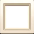 Ramka pojedyncza kremowa połysk