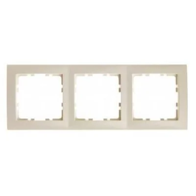 Ramka potrójna kremowy