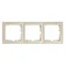 Ramka potrójna kremowy