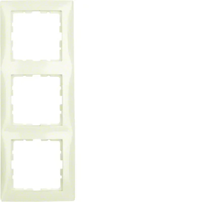 Ramka potrójna kremowy