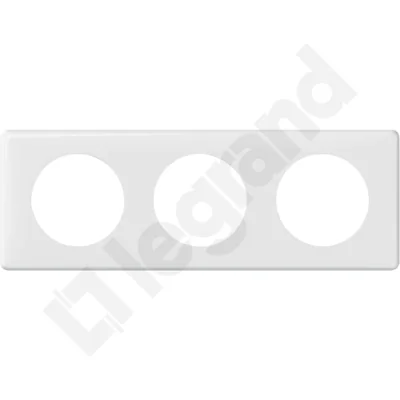Ramka trójmodułowa kolor biały