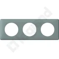 Ramka trójmodułowa kolor szary