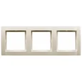 Ramka trzykrotna kremowy, fiorena