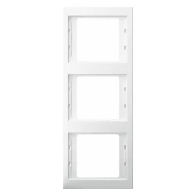 Ramka trzykrotna pionowa biały