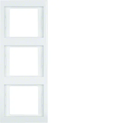 Ramka trzykrotna pionowa biały