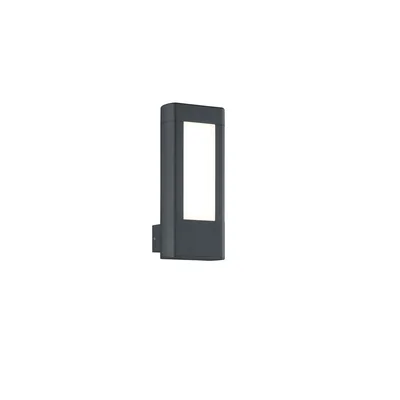 RHINE Lampa zewnętrzna ścienna 2x4,5W 2x600lm 3000K antracytowa