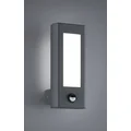RHINE Lampa zewnętrzna ścienna 2x4,5W 2x600lm 3000K antracytowa z czujnikiem ruchu