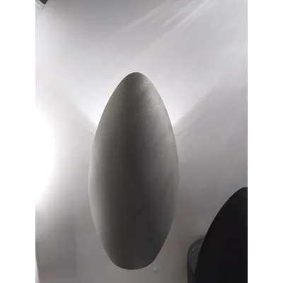 RHONE Lampa ścienna zewnętrzna ekspozycyjna tytanowa