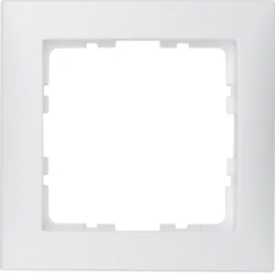 S.1 Ramka 1-krotna biała matowa