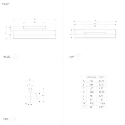 SIBERIA Lampa sufitowa 78cm 34W 3000-6000K 4600lm Led zintegrowany IP20 czarna
