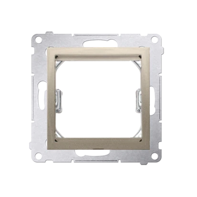 SIMON 54 Adapter na osprzęt standardu 45×45mm złoty mat metalizowany