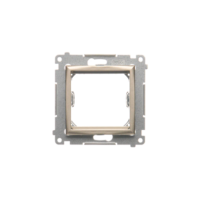 SIMON 54 Adapter na osprzęt standardu 45×45mm złoty mat metalizowany