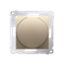 SIMON 54 Ściemniacz obrotowy do LED ściemnialnych (moduł) 230V 5-250W złoty mat