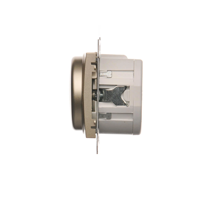 SIMON 54 Ściemniacz obrotowy do LED ściemnialnych (moduł) 230V 5-250W złoty mat