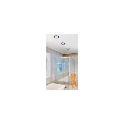 SLIM ROUND 9 3000K Lampa sufitowa wpuszczana czarna