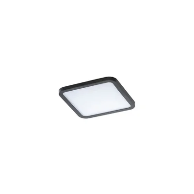 SLIM SQUARE 15 3000K Lampa sufitowa wpuszczana czarna