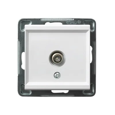 SONATA Gniazdo pojedyncze antenowe typu F biały