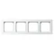 SONATA Ramka poczwórna biały